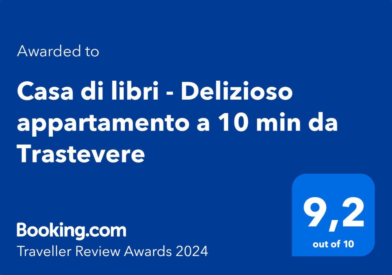 Casa Di Libri - Delizioso Appartamento A 10 Min Da Trastevere Rom Exterior foto